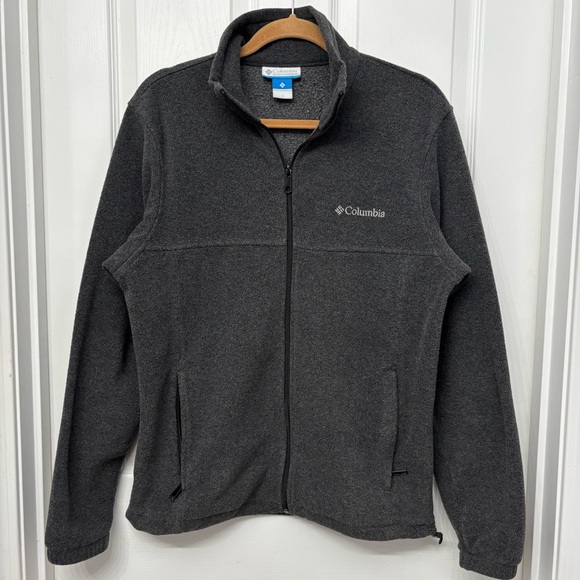 Columbia Jackets & Blazers - Full Zip Fleece Jacket, Charcoal Gray | Columbia S